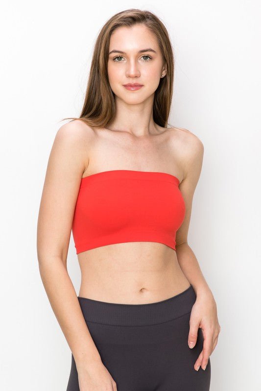 Bandeau Top Red - Model Express VancouverClothing