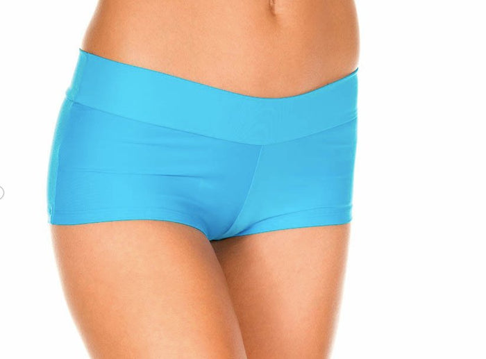 Booty Shorts Neon Blue - Model Express VancouverClothing