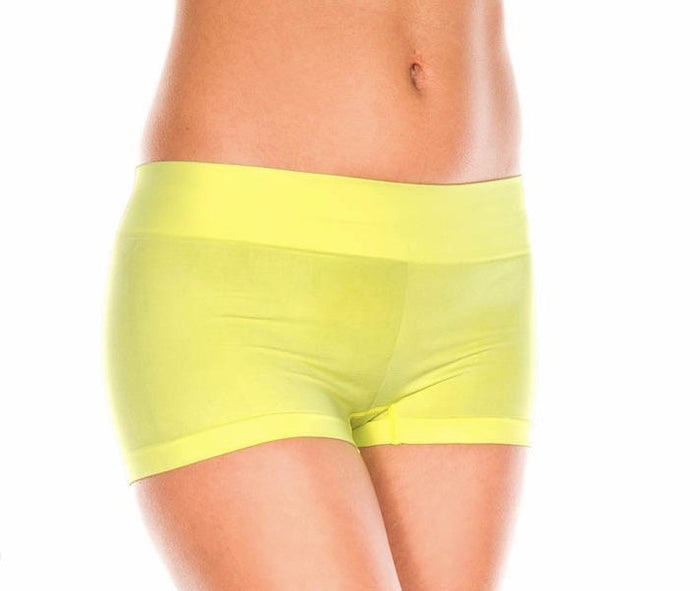 Booty Shorts Neon Yellow - Model Express VancouverClothing