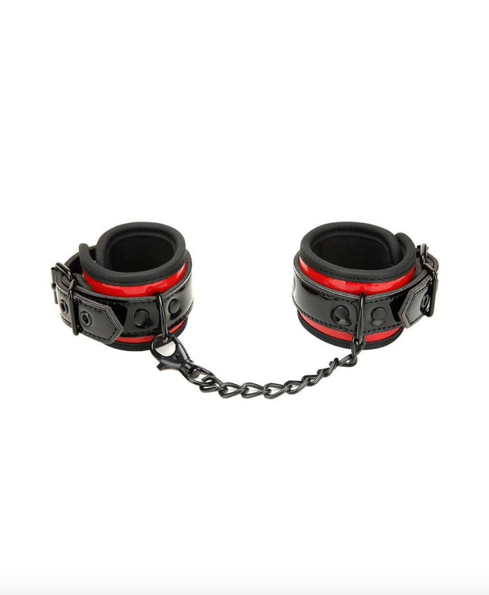 Buckle Hand Cuffs Black/Red - Model Express VancouverAccessories