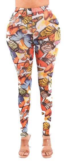 Butterfly Mesh Pants - Model Express VancouverClothing