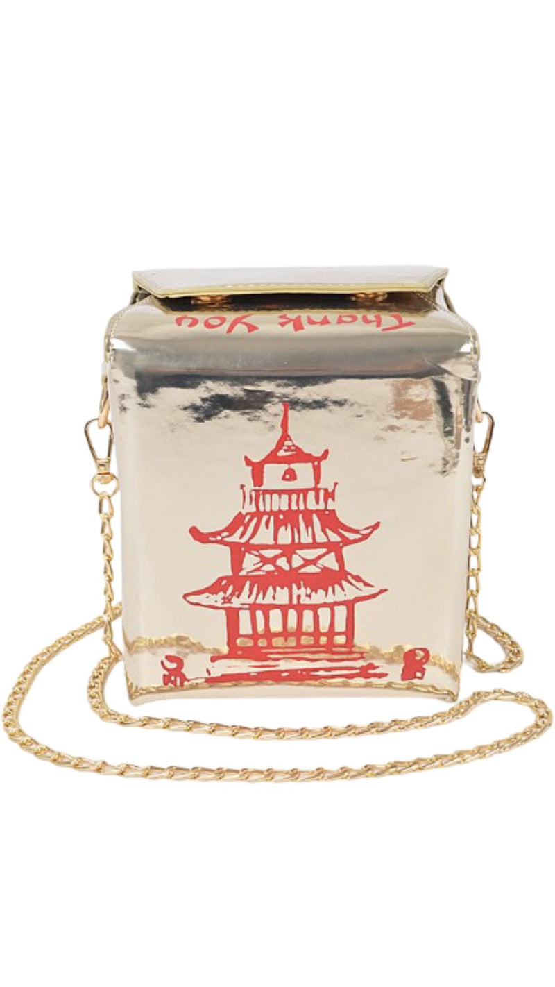 Chinese Takeout Box Bag Gold - Model Express VancouverAccessories