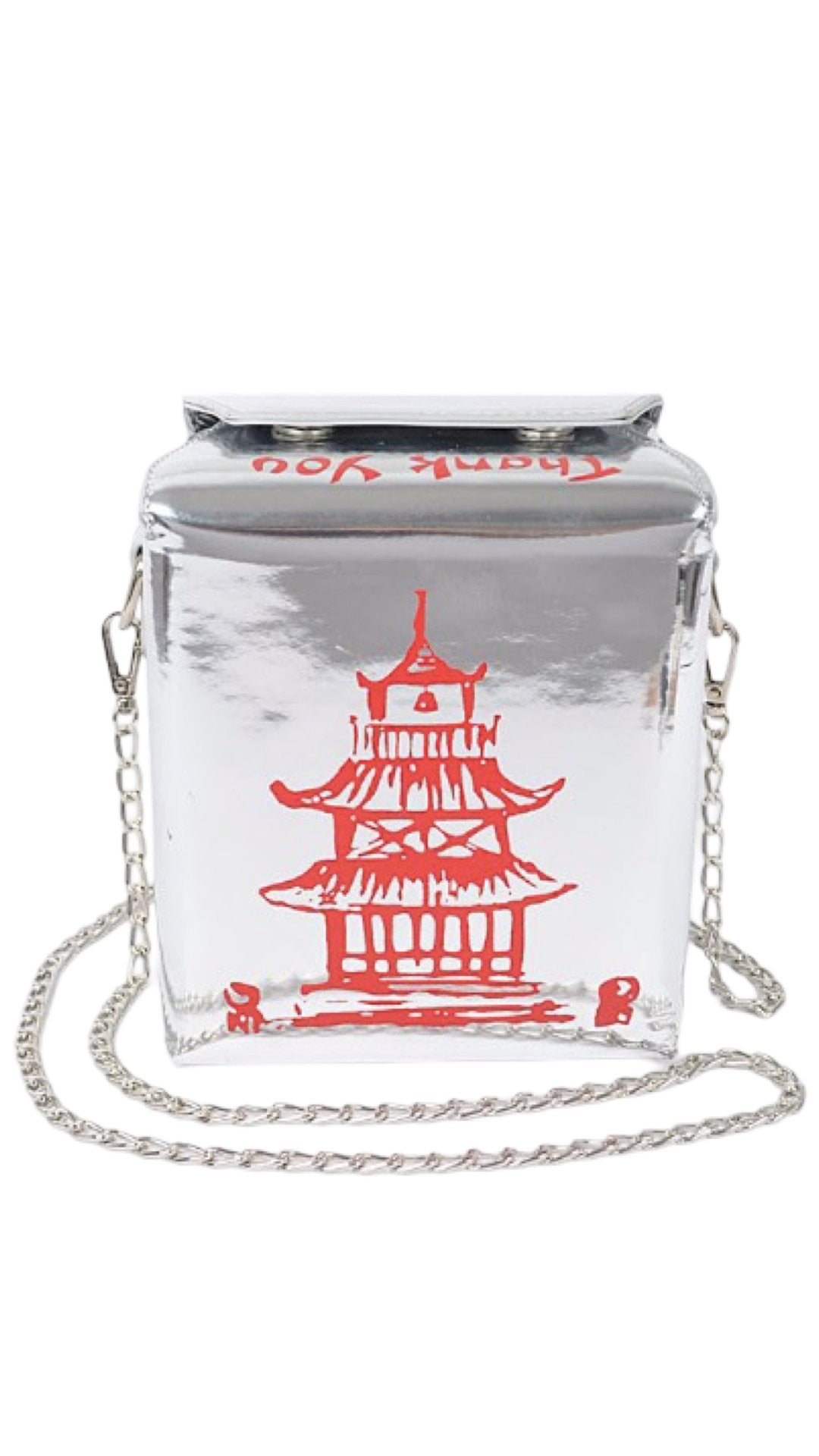 Chinese Takeout Box Bag Silver - Model Express VancouverAccessories