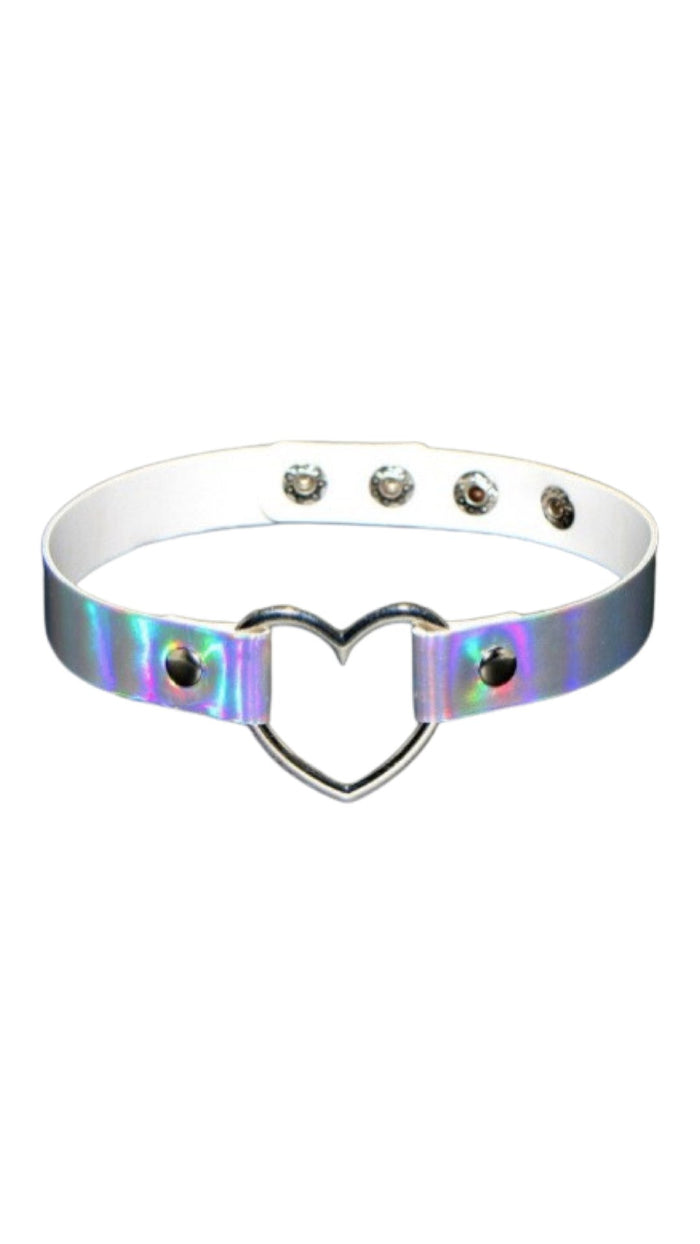 Choker - Holographic Heart - Model Express VancouverAccessories