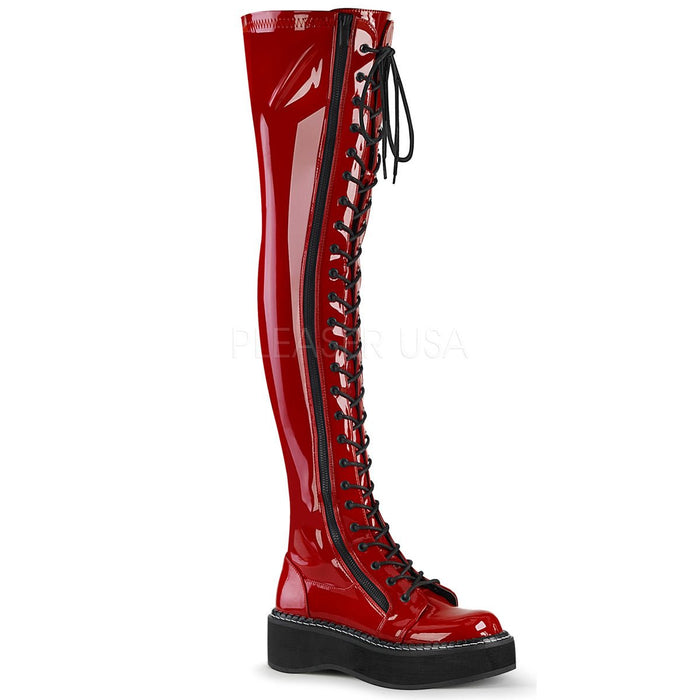 Demonia Emily 375 Red - Model Express VancouverBoots