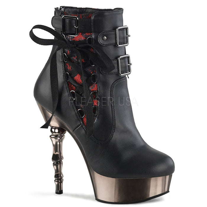 Demonia Muerto 1030 Black/Red - Model Express VancouverBoots