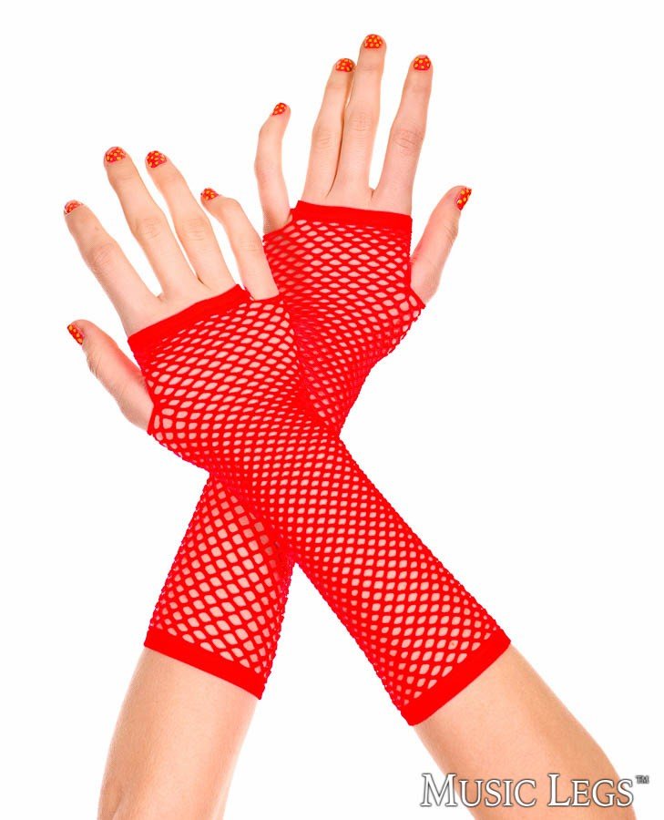 Diamond Net Gloves Red - Model Express VancouverAccessories