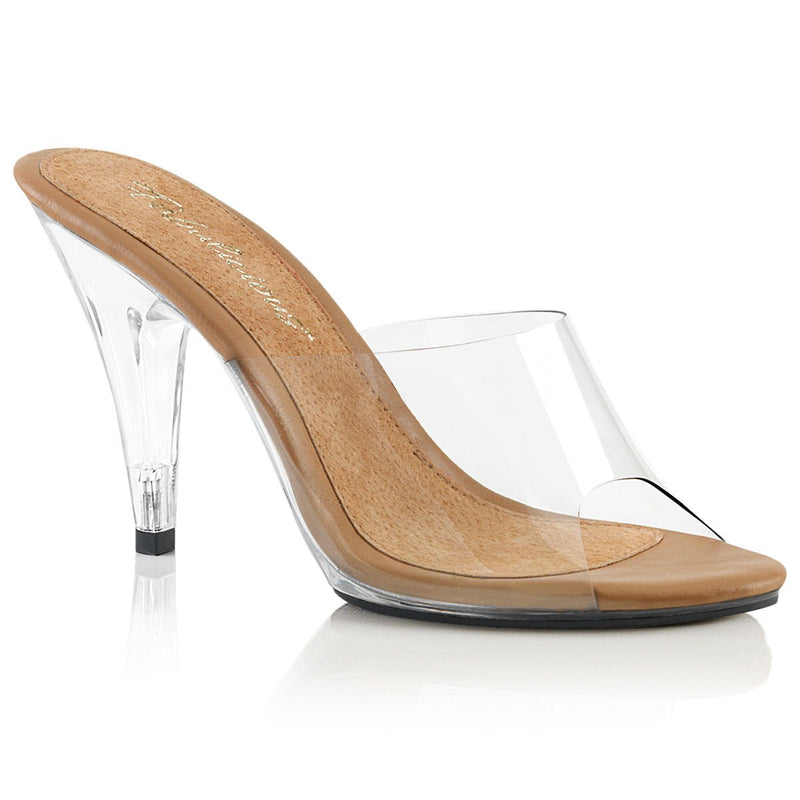 Fabulicious Caress 401 Clear/Tan - Model Express VancouverShoes