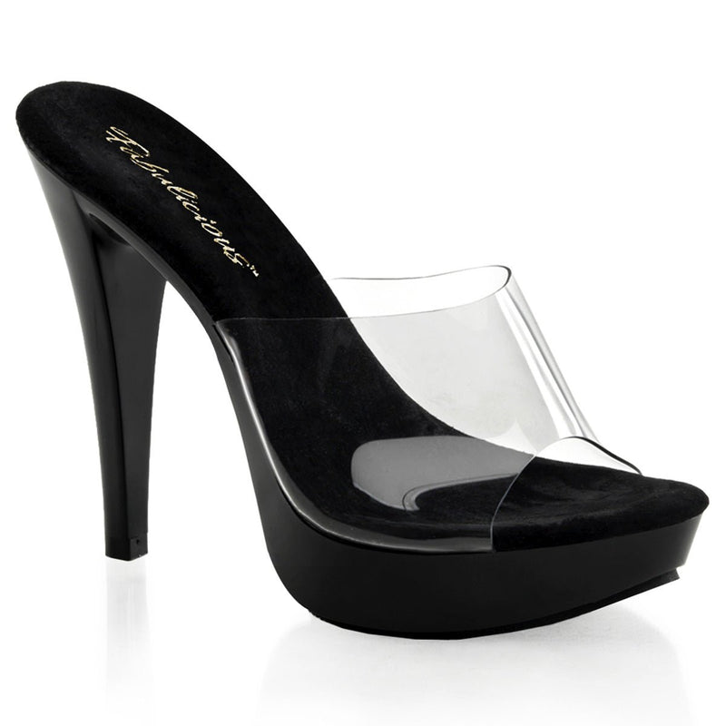 Fabulicious Cocktail 501 Clear/Black - Model Express VancouverShoes