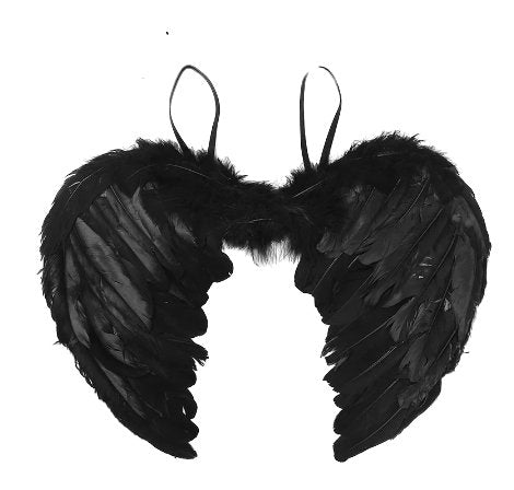 Feather Angel Wings - Black - Model Express VancouverAccessories