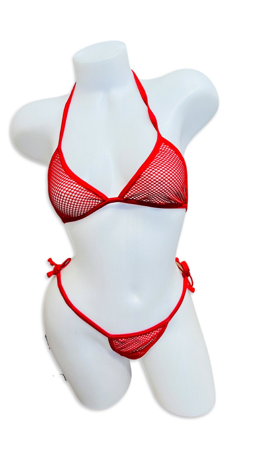 Fishnet Bikini Set
