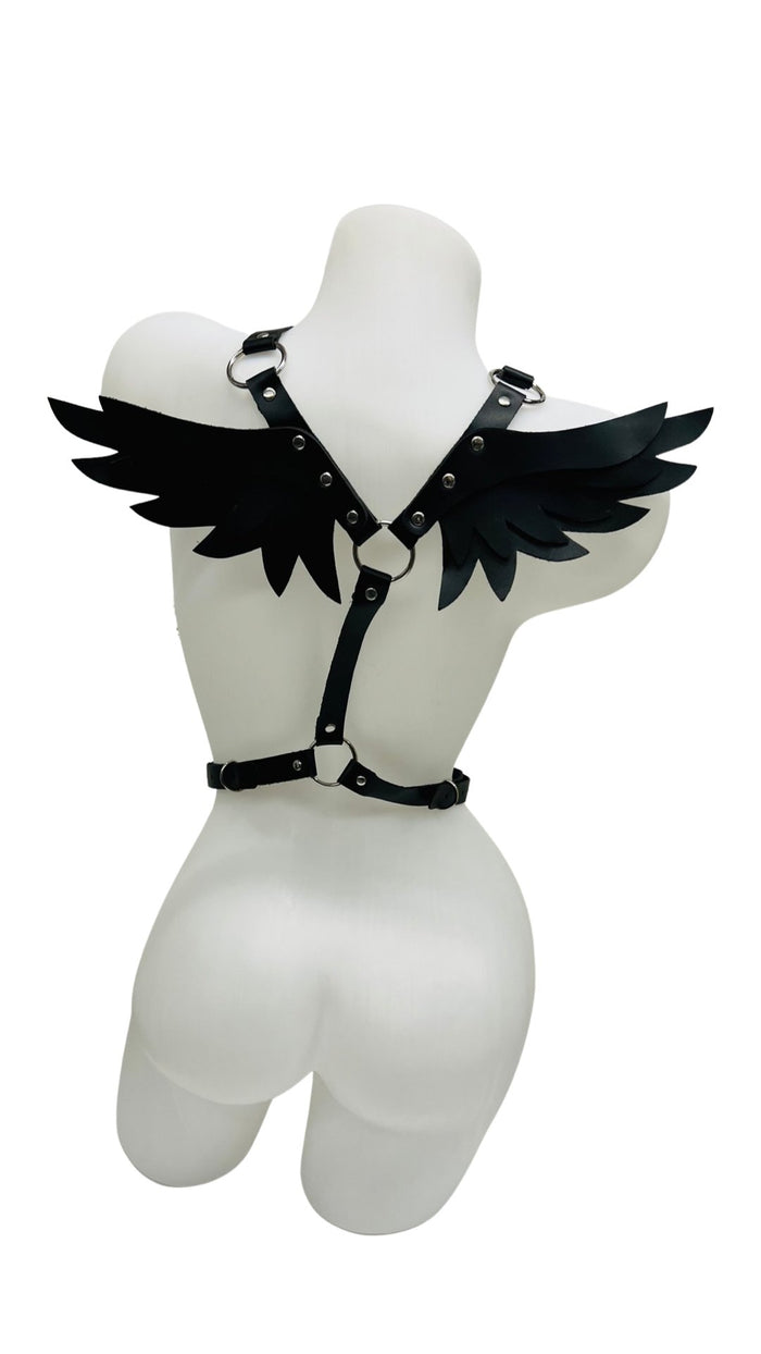Harness - Angel Wings Black - Model Express Vancouver
