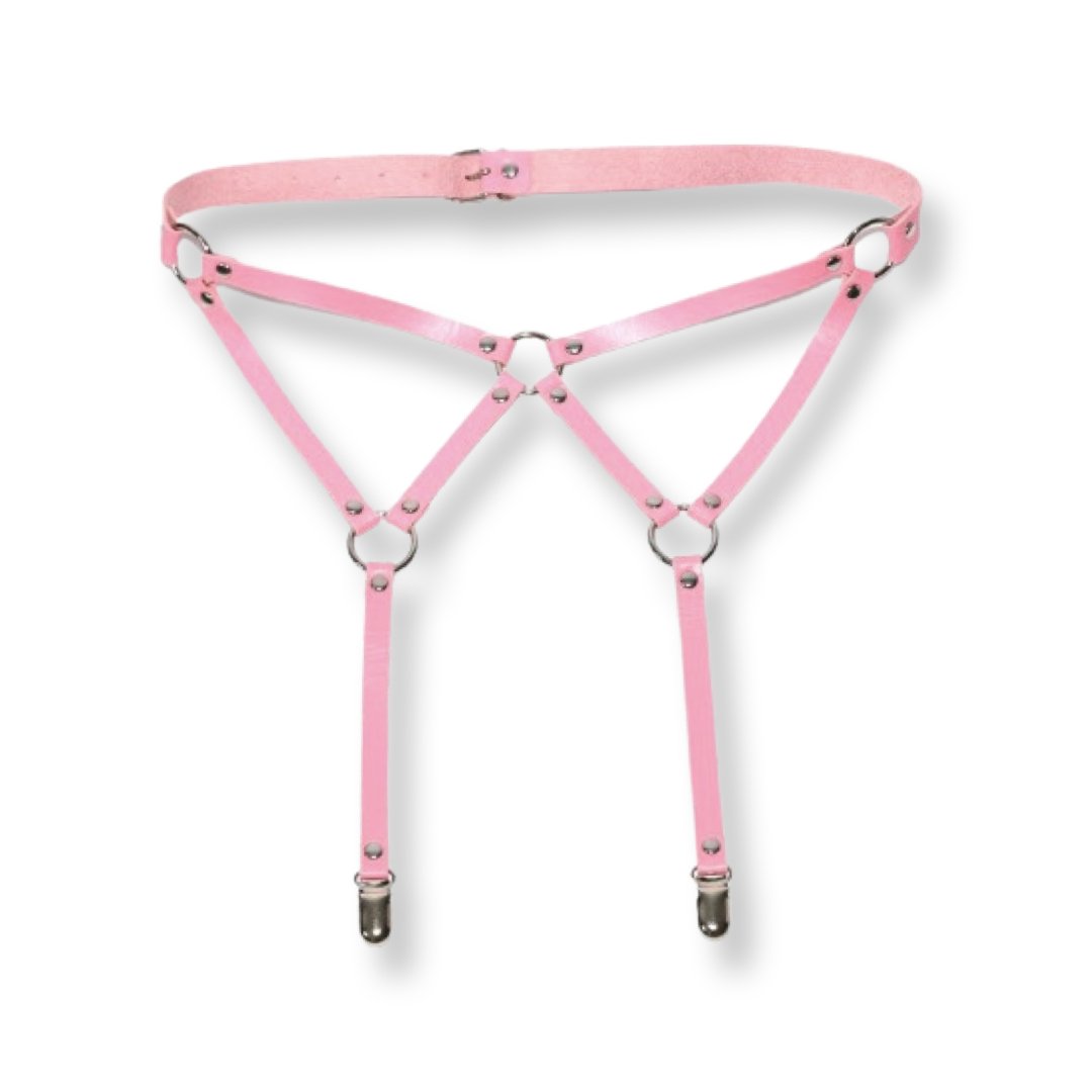 Harness - Garter Belt Baby Pink - Model Express Vancouver