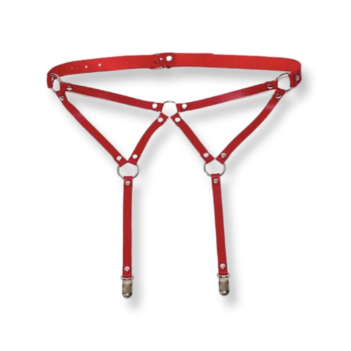 Harness - Garter Belt Red - Model Express Vancouver