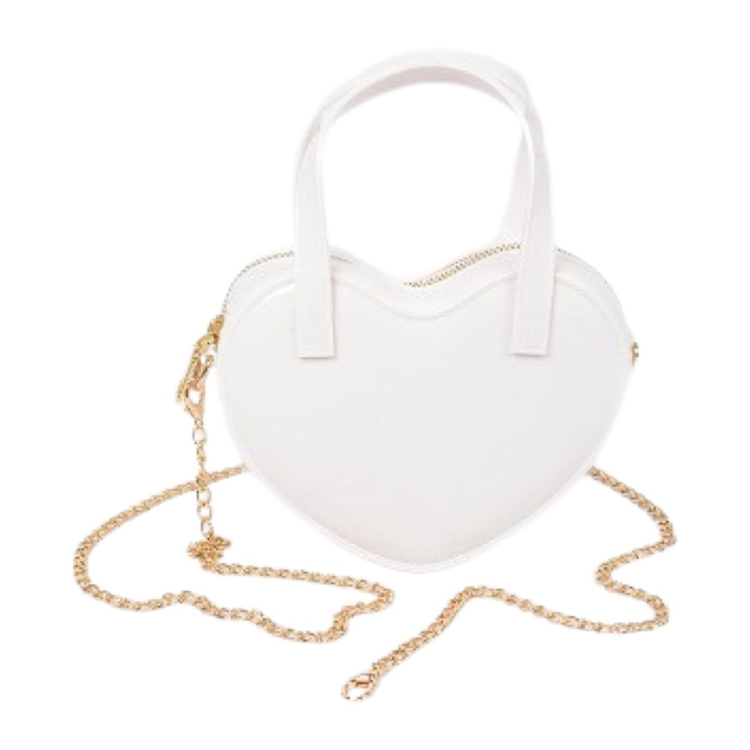 Heart Shape Jelly Money Bag White - Model Express VancouverAccessories