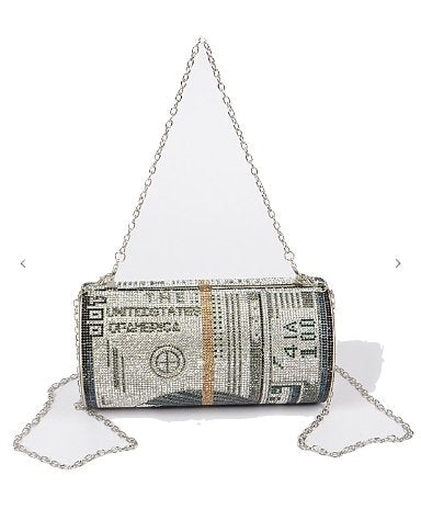 Hundred Dollar Clutch Money Bag - Model Express VancouverAccessories