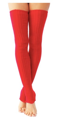 Leg Warmers - Red - Model Express VancouverHosiery