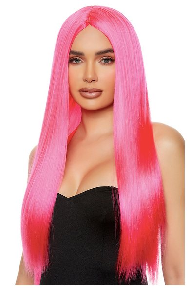 Long Straight Wig Neon Pink - Model Express VancouverAccessories