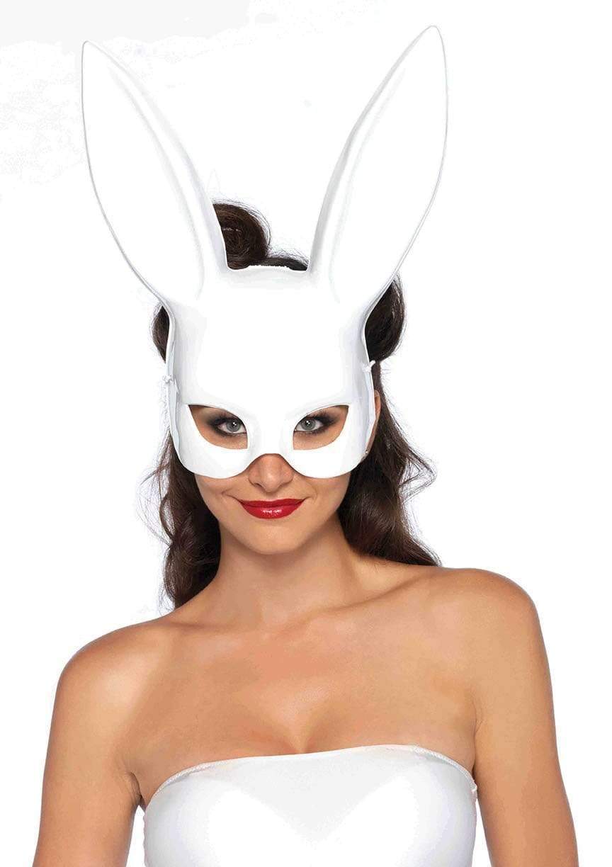 Masquerade Rabbit Mask - White - Model Express VancouverAccessories