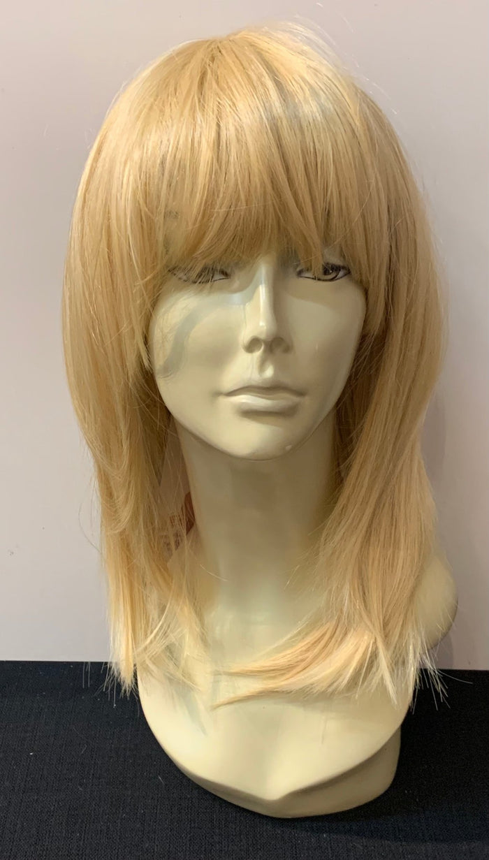 Medium Length Straight Wig with Bangs - Tan Blonde - Model Express VancouverAccessories