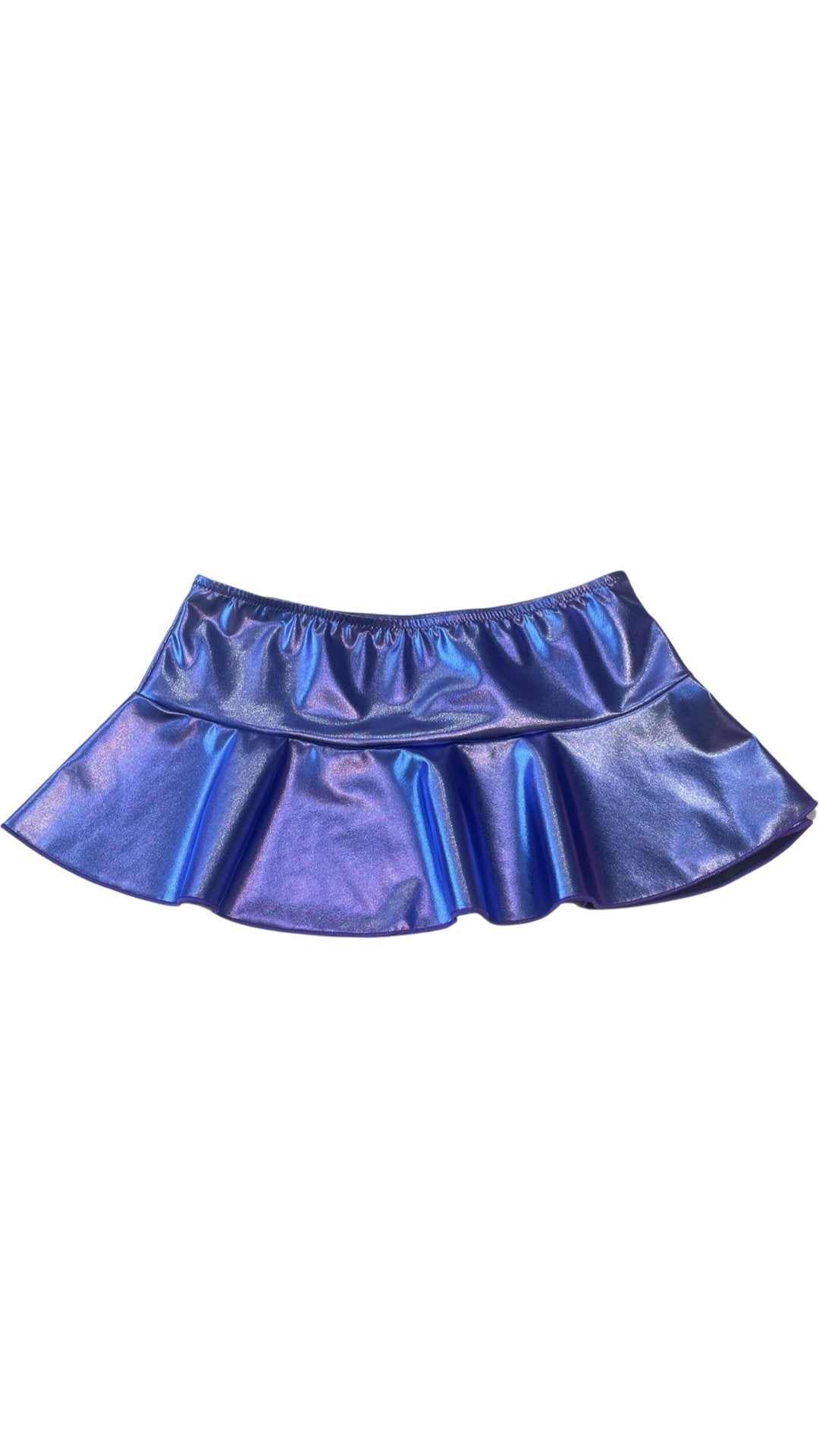 Metallic Mini Skirt - Lavender - Model Express VancouverClothing