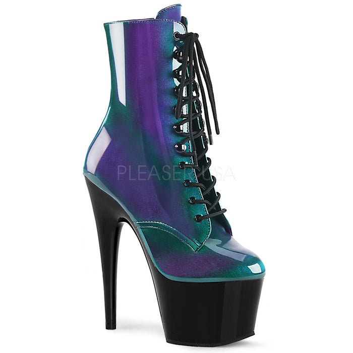 Pleaser Adore 1020SHG Purple-Green - Model Express VancouverBoots
