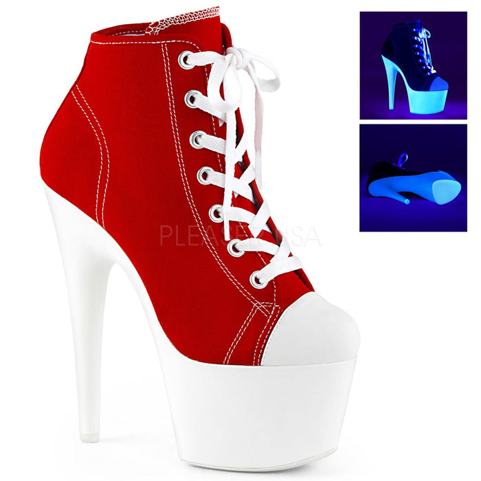 Pleaser Adore 700SK Red - Model Express VancouverBoots