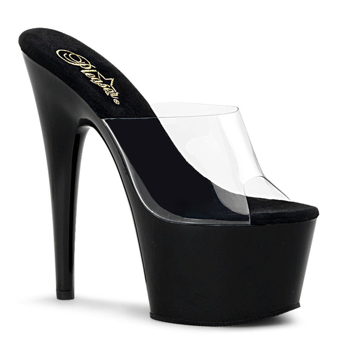 Pleaser Adore 701 Black/Clear - Model Express VancouverShoes