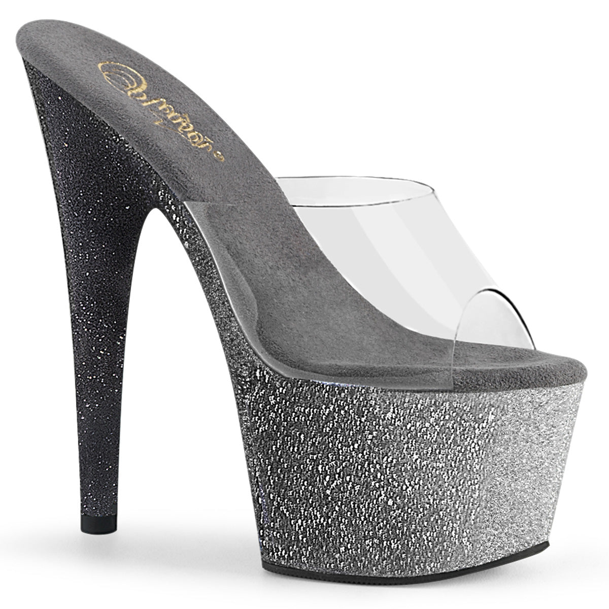 Pleaser Adore 701OMBRE Silver - Model Express VancouverShoes
