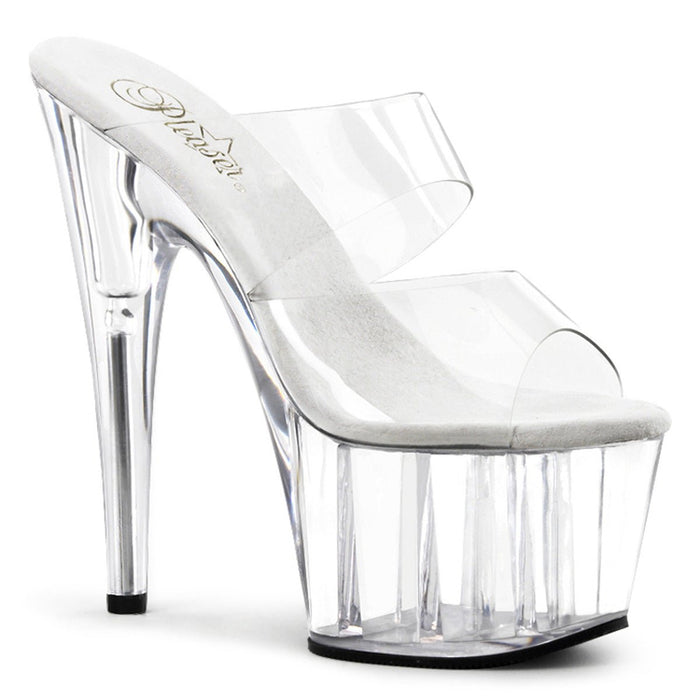 Pleaser Adore 702 Clear - Model Express VancouverShoes