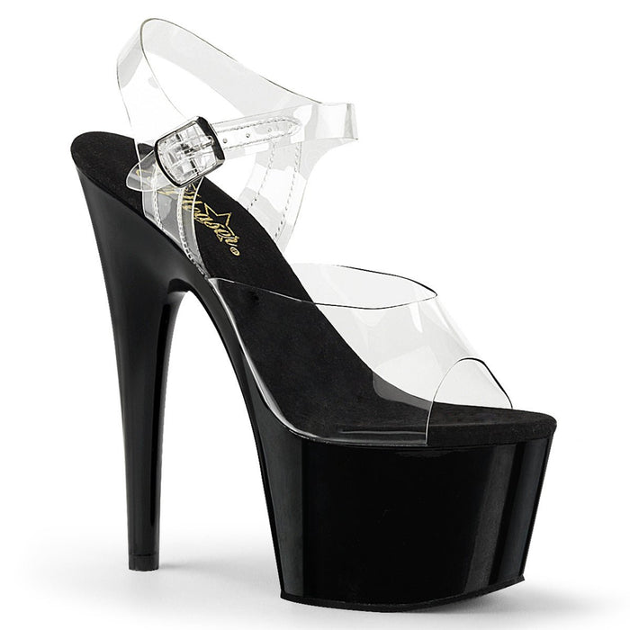 Pleaser Adore 708 Black/Clear - Model Express VancouverShoes