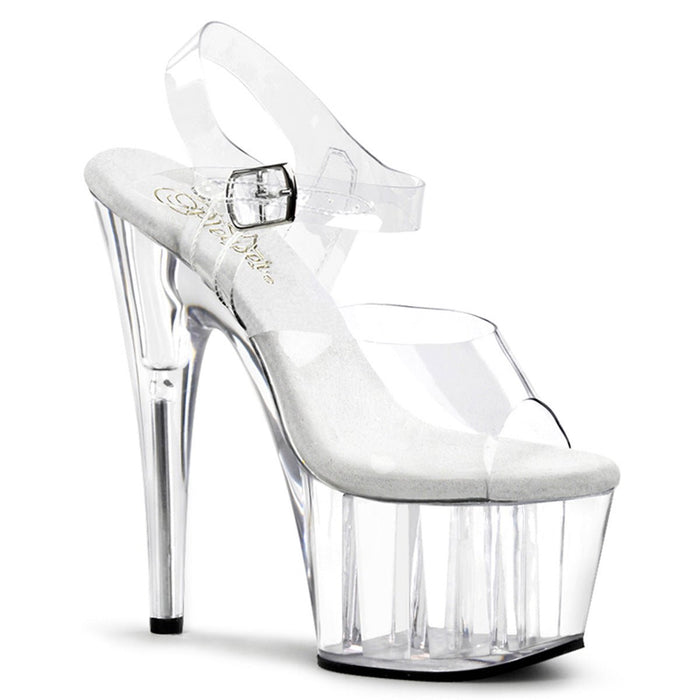 Pleaser Adore 708 Clear - Model Express VancouverShoes