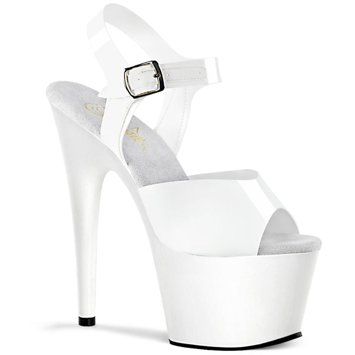 Pleaser Adore 708N White - Model Express VancouverShoes