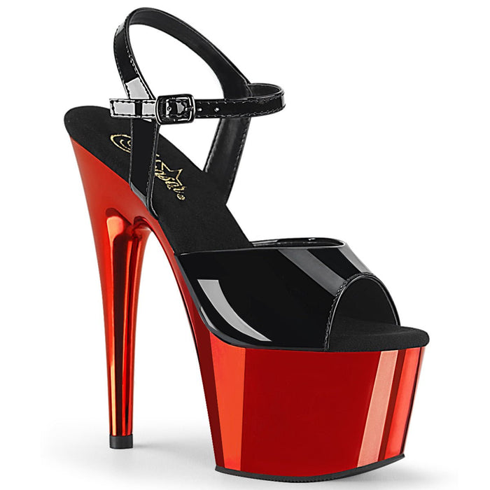 Pleaser Adore 709 Red Chrome - Model Express VancouverShoes