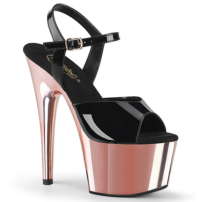 Pleaser Adore 709 Rose Gold Chrome - Model Express VancouverShoes