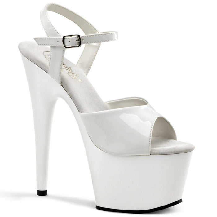 Pleaser Adore 709 White - Model Express VancouverShoes