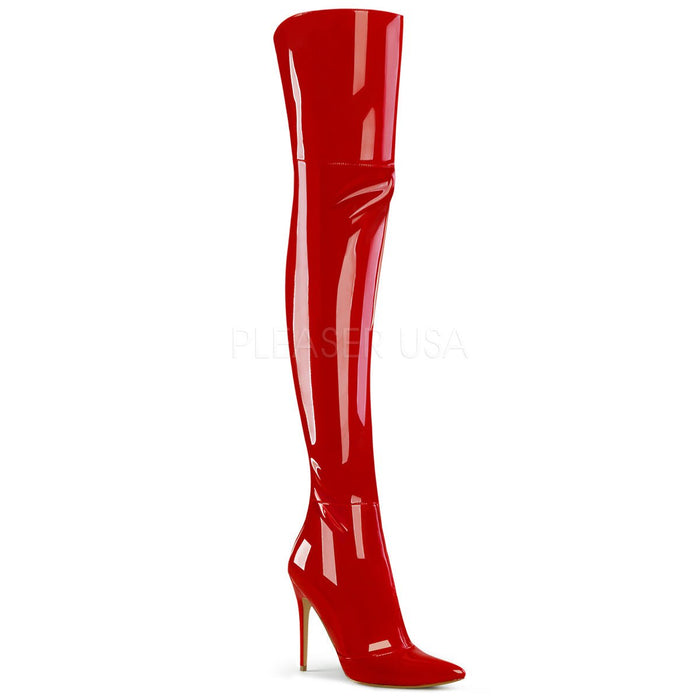 Pleaser Courtly 3012 Red - Model Express VancouverBoots