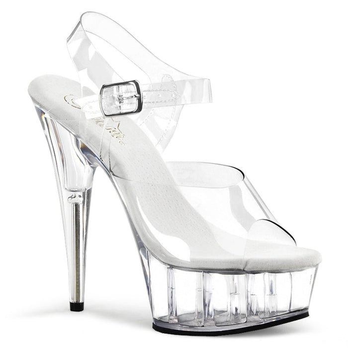 Pleaser Delight 608 Clear - Model Express VancouverShoes