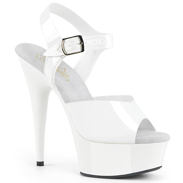 Pleaser Delight 608N White - Model Express VancouverShoes