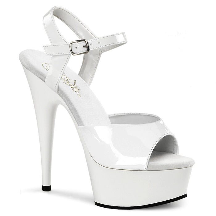 Pleaser Delight 609 White - Model Express VancouverShoes