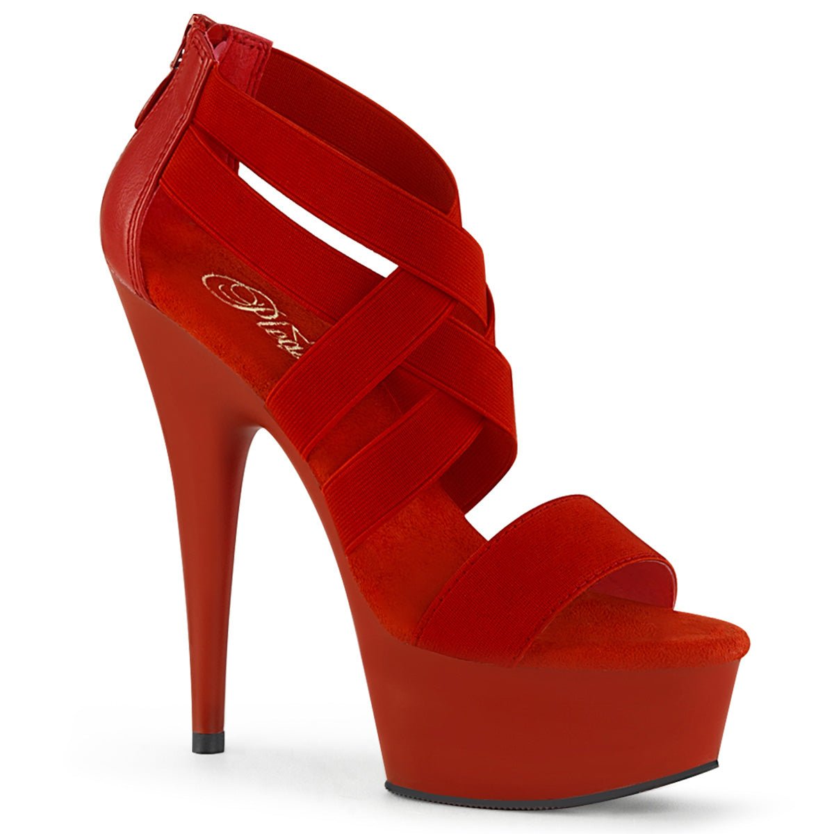 Pleaser Delight 669 Red - Model Express VancouverShoes