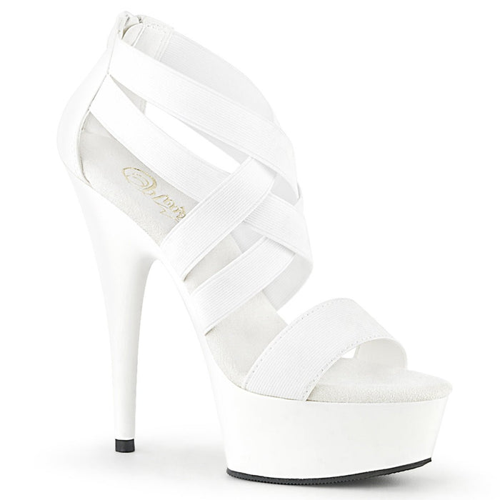 Pleaser Delight 669 White - Model Express VancouverShoes