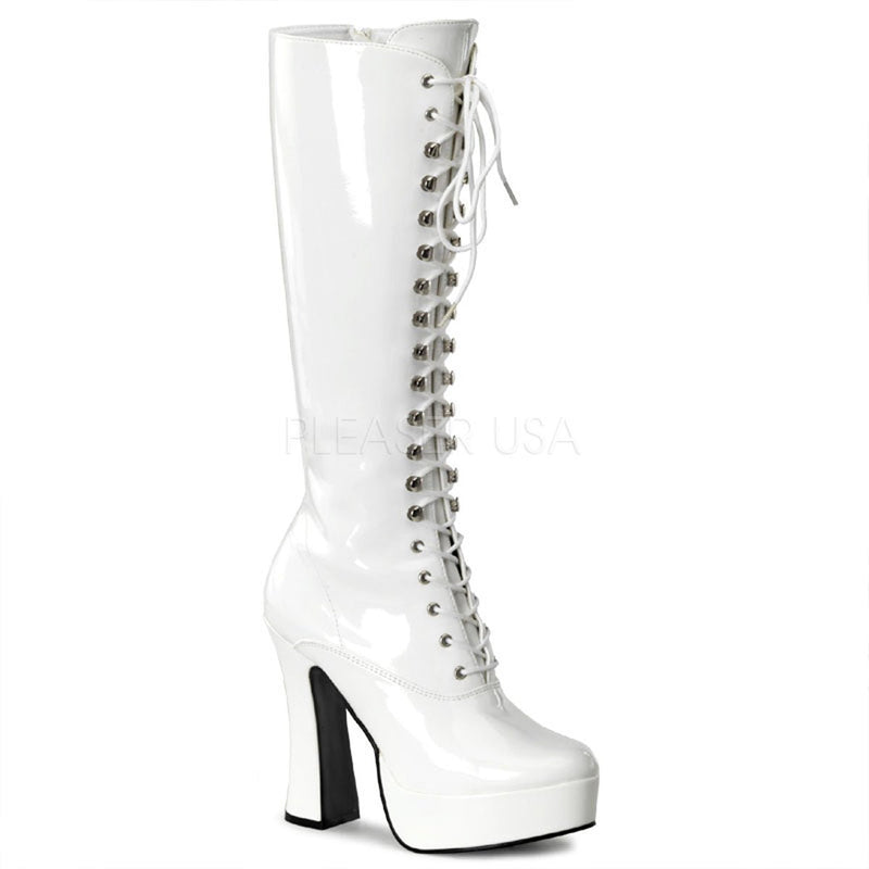 Pleaser Electra 2020 White - Model Express VancouverBoots