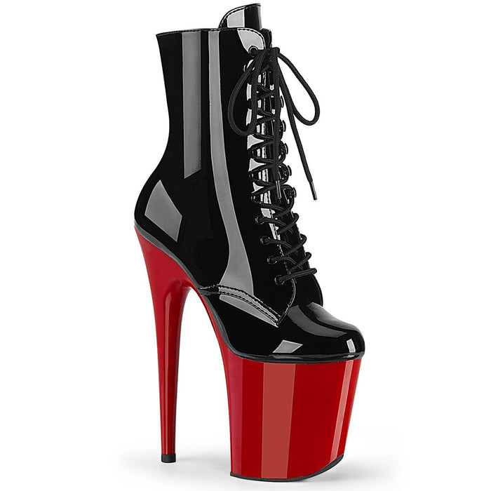 Pleaser Flamingo 1020 Black/Red - Model Express VancouverBoots