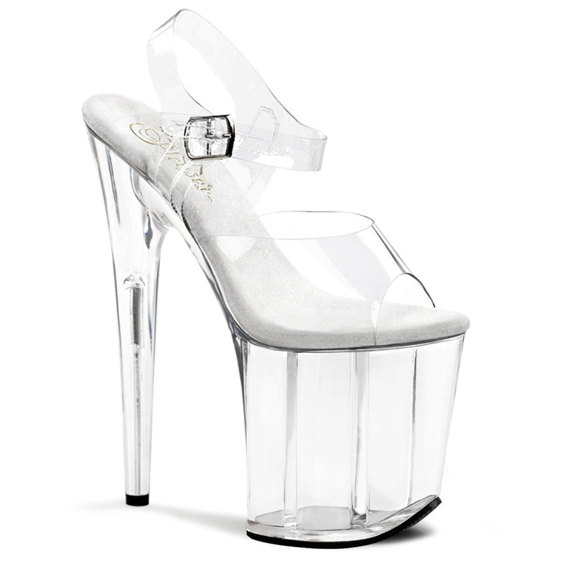 Pleaser Flamingo 808 Clear - Model Express VancouverShoes