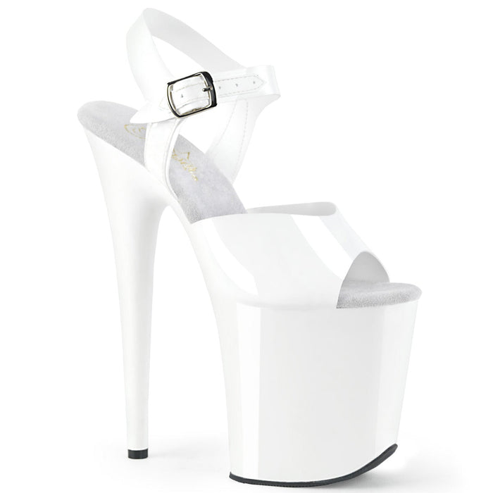 Pleaser Flamingo 808N White - Model Express VancouverShoes