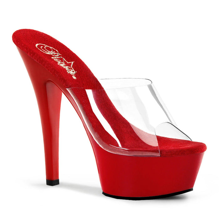 Pleaser Kiss 201 Red - Model Express VancouverShoes