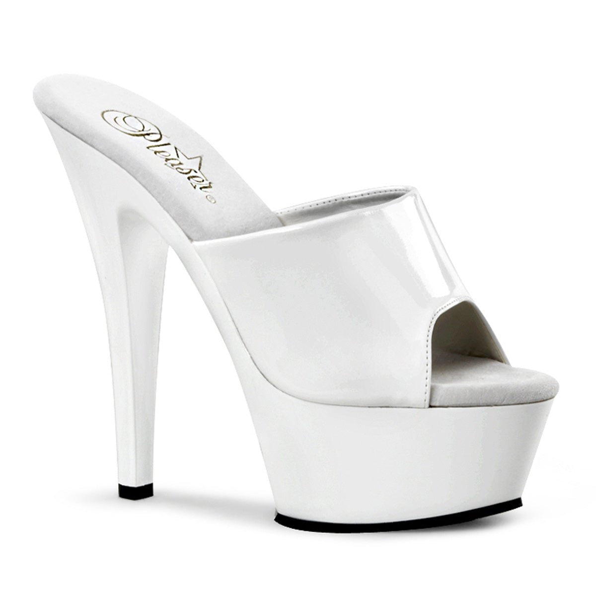 Pleaser Kiss 201 White - Model Express VancouverShoes
