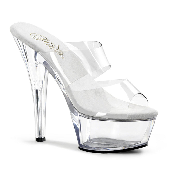 Pleaser Kiss 202 Clear - Model Express VancouverShoes