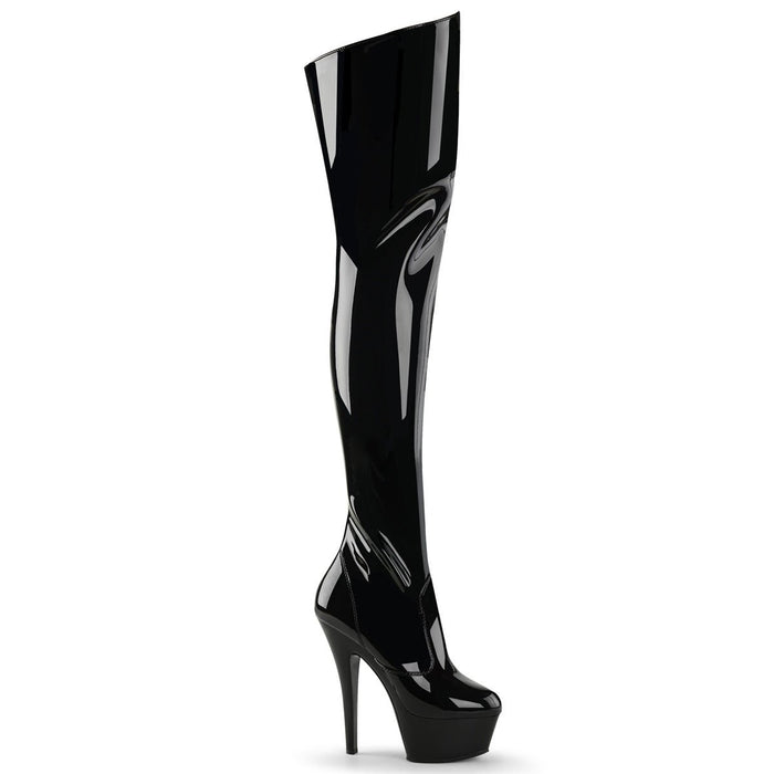 Pleaser Kiss 3010 Black - Model Express VancouverBoots